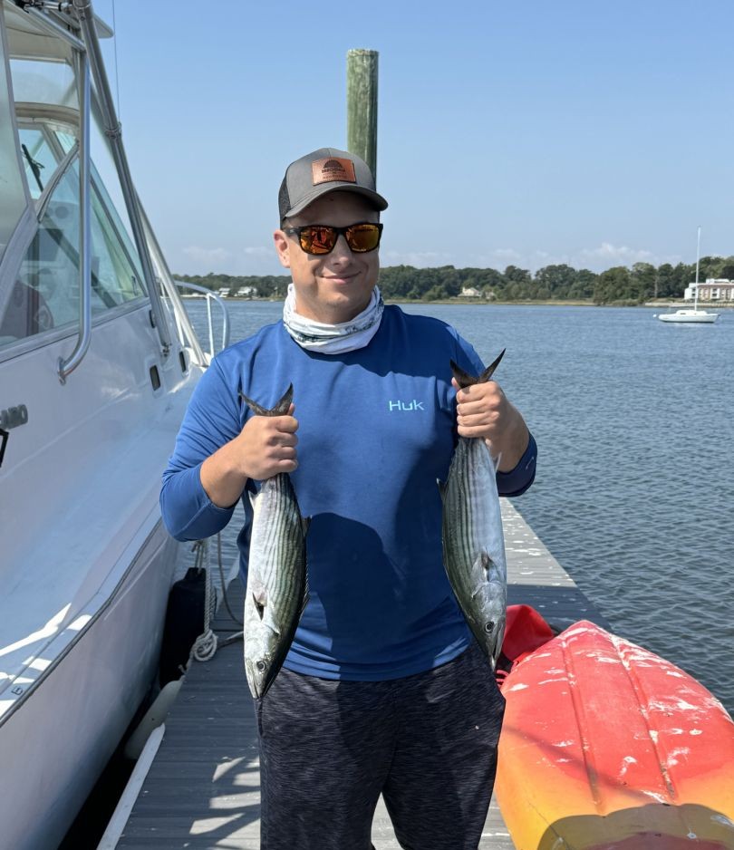 Atlantic bonito caught fishing in Neptune City NJ waters