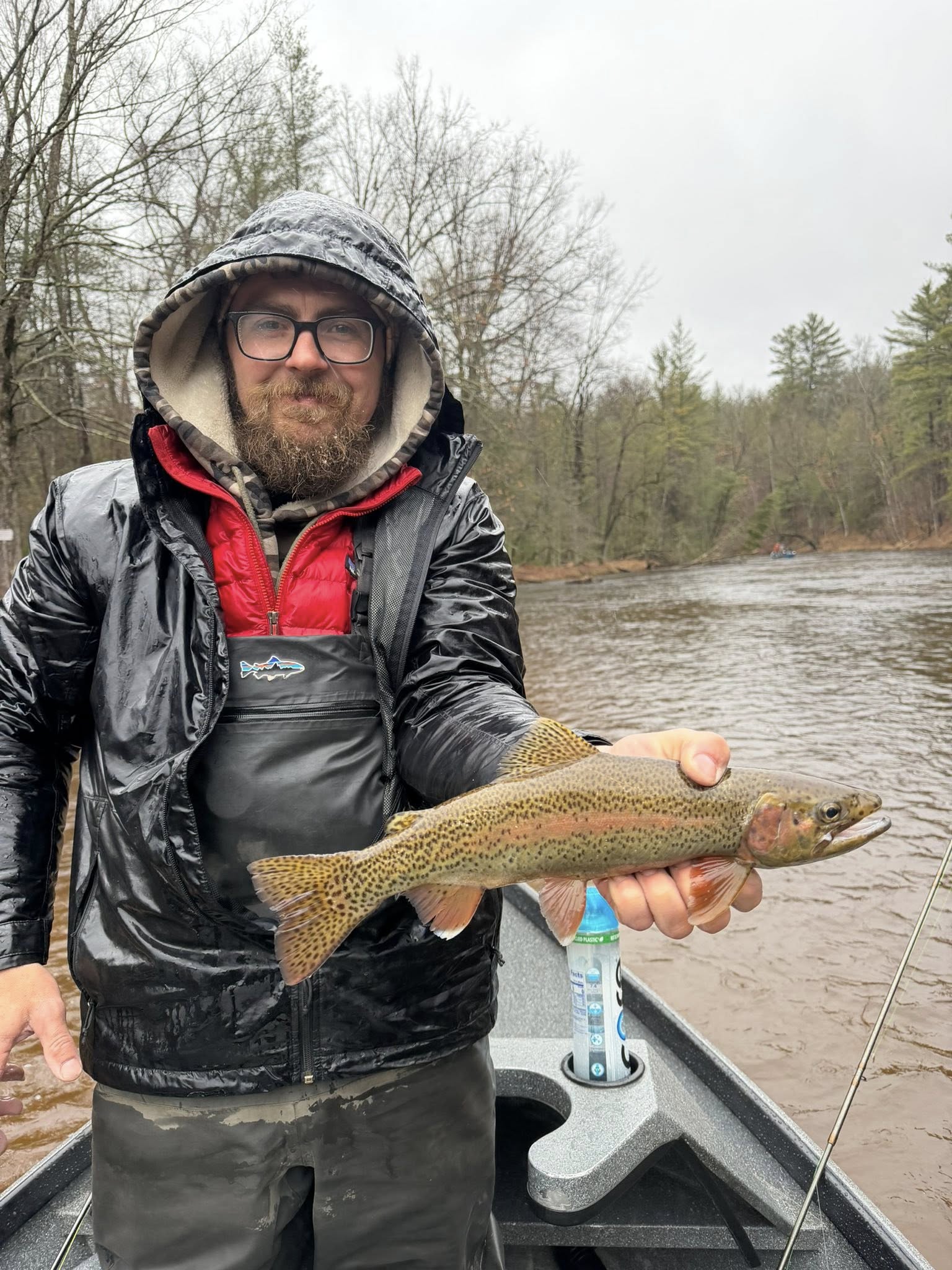 Rainbow trout caught fishing in Brethren MI
