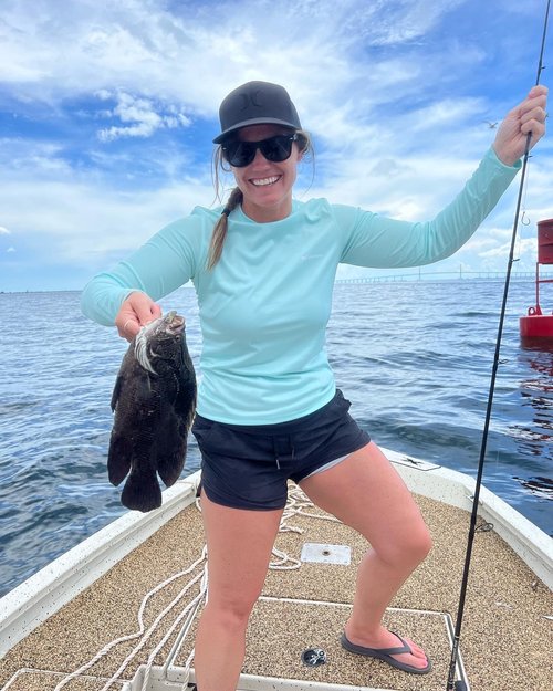 Angler with a 13-inch fish in FL