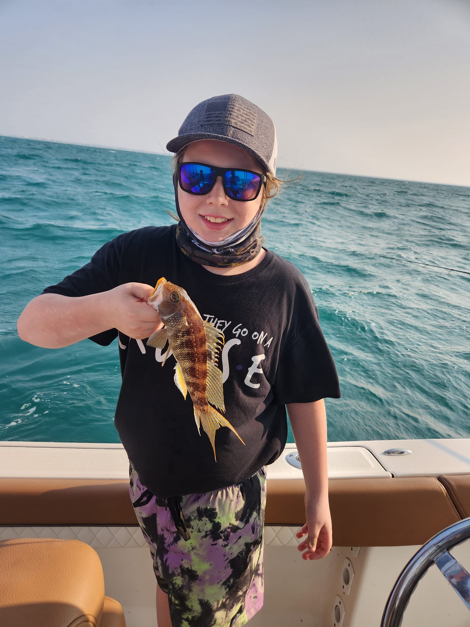 Anglers fishing in North Carolina with a great catch