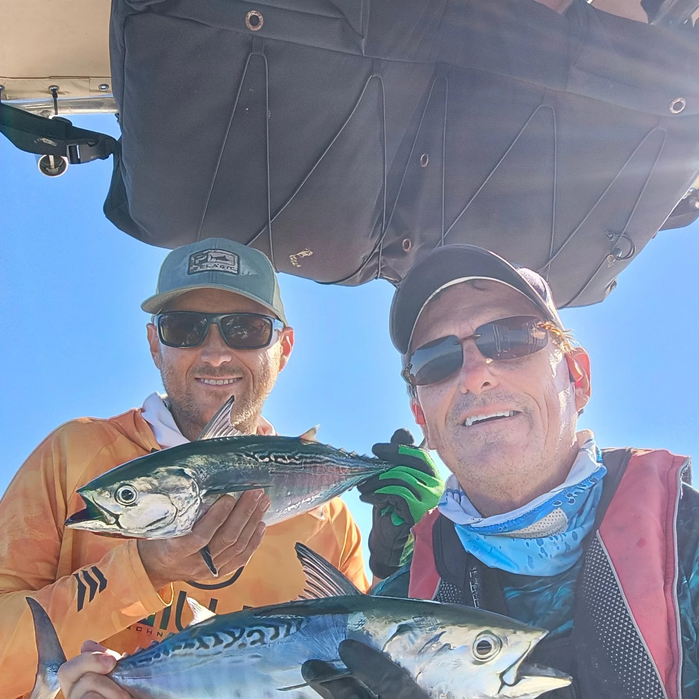 Two anglers fishing in Gulf Breeze