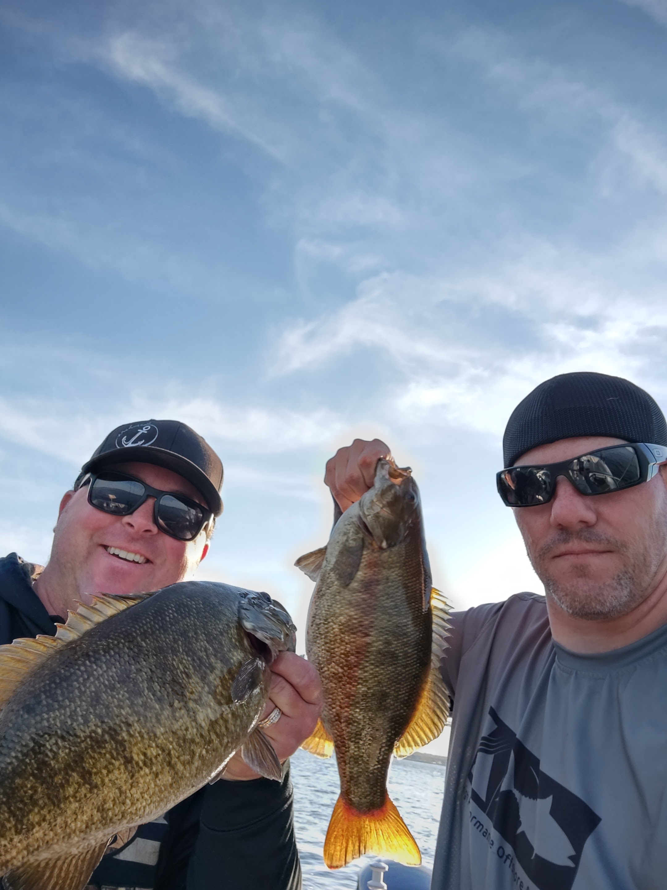 Two people fishing in New York