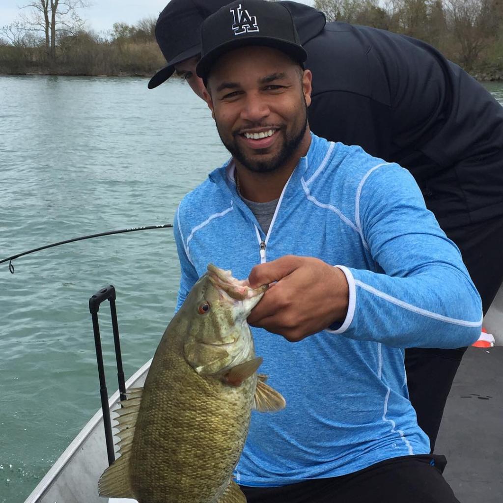 Smallmouth Bass caught while fishing in MI