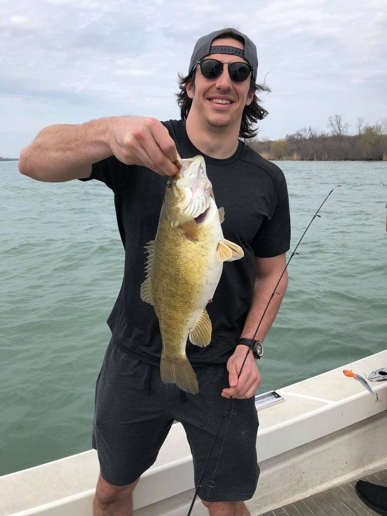 Largemouth Bass caught in Michigan while fishing
