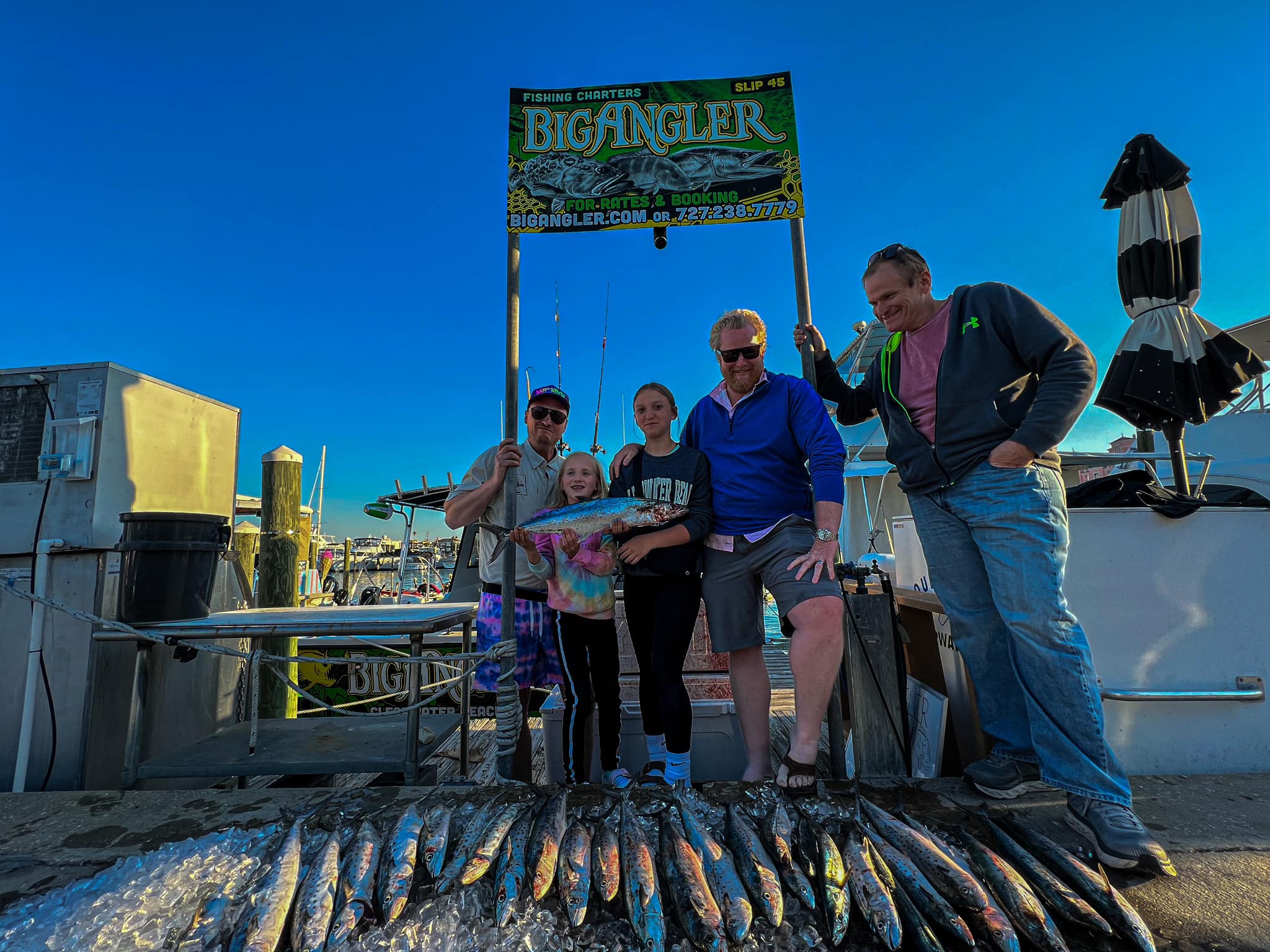 5 people fishing in FL