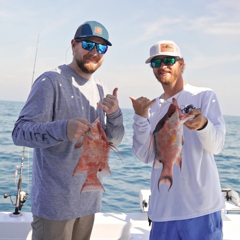 Two people fishing in Florida