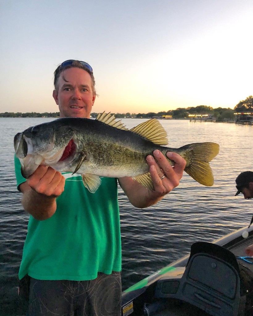 Largemouth bass caught in Orlando