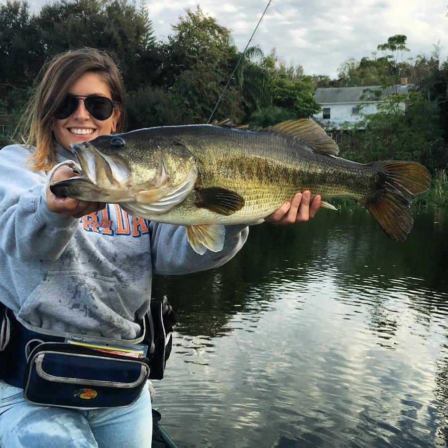 Angler with a big fish in Florida