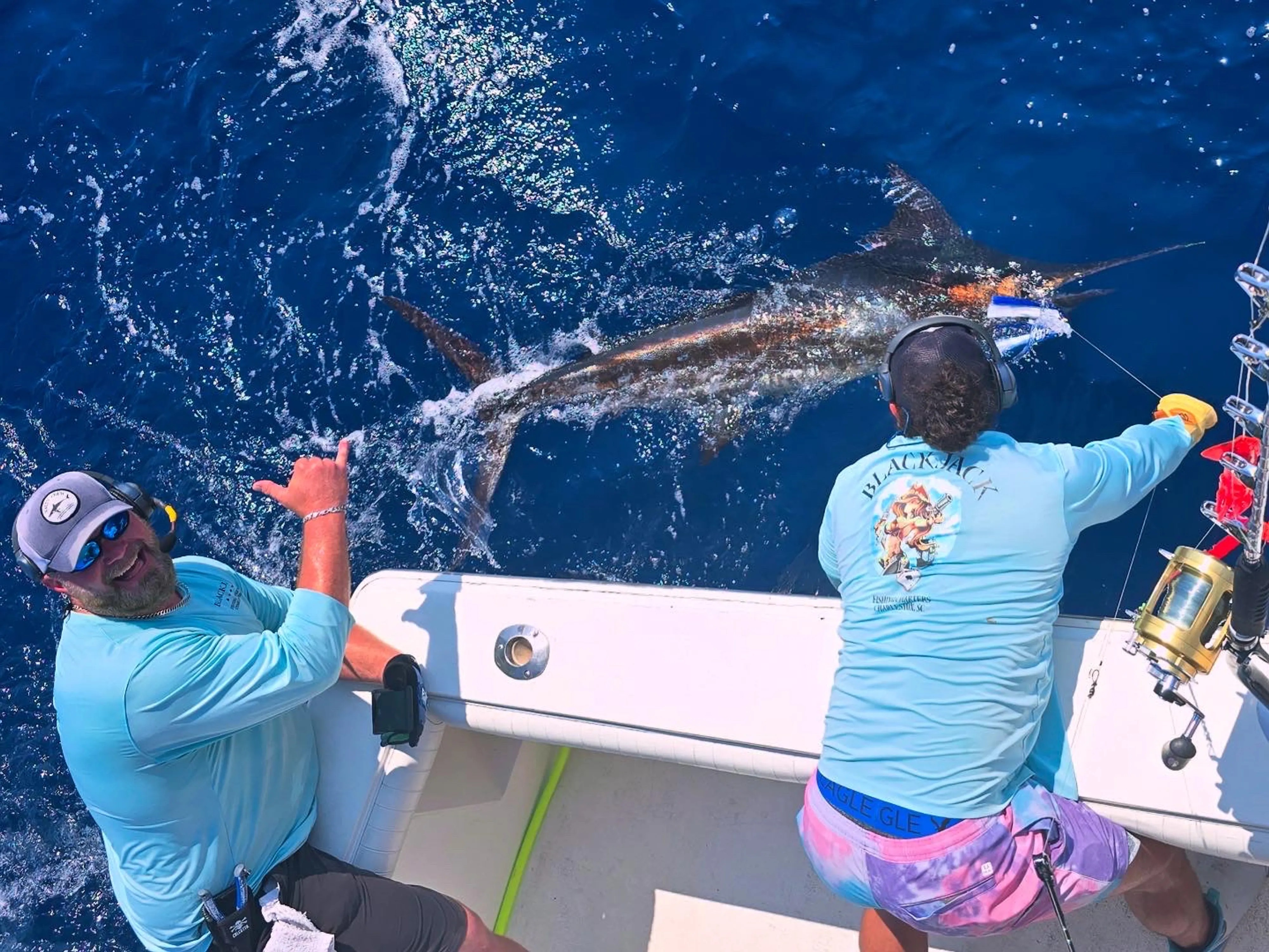 40ft Ocean Yacht offshore fishing boat for sailfish and marlin trips in Charleston SC