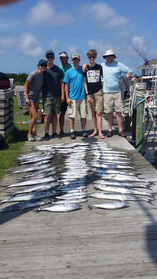 Six people fishing in North Carolina