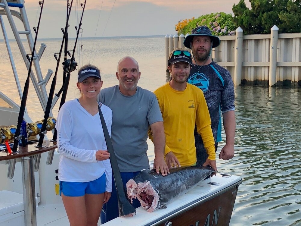 4 people fishing in NJ