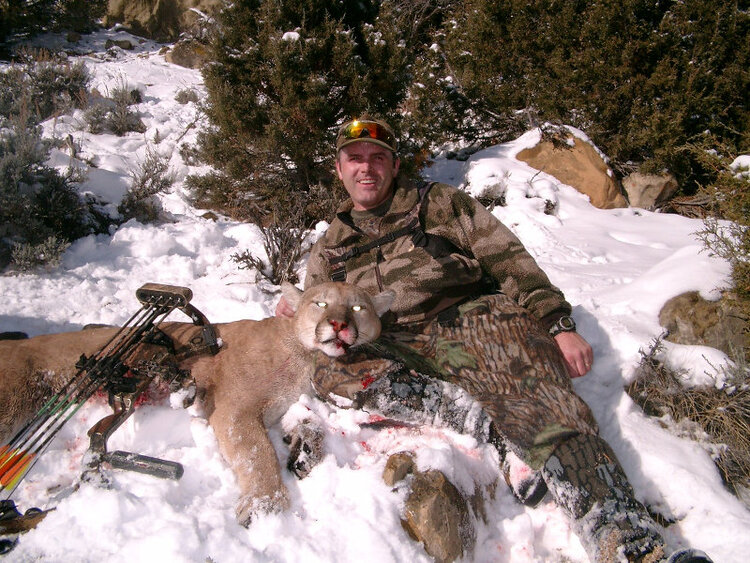 A person hunting in Craig