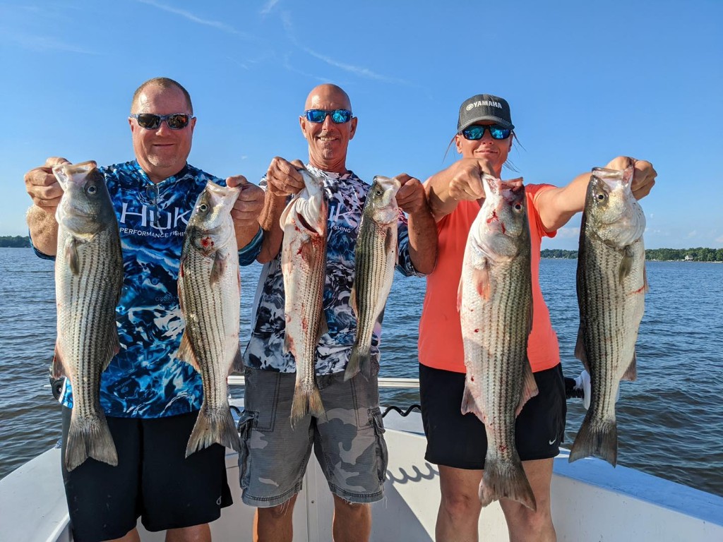 6 striped bass, fishing in MD