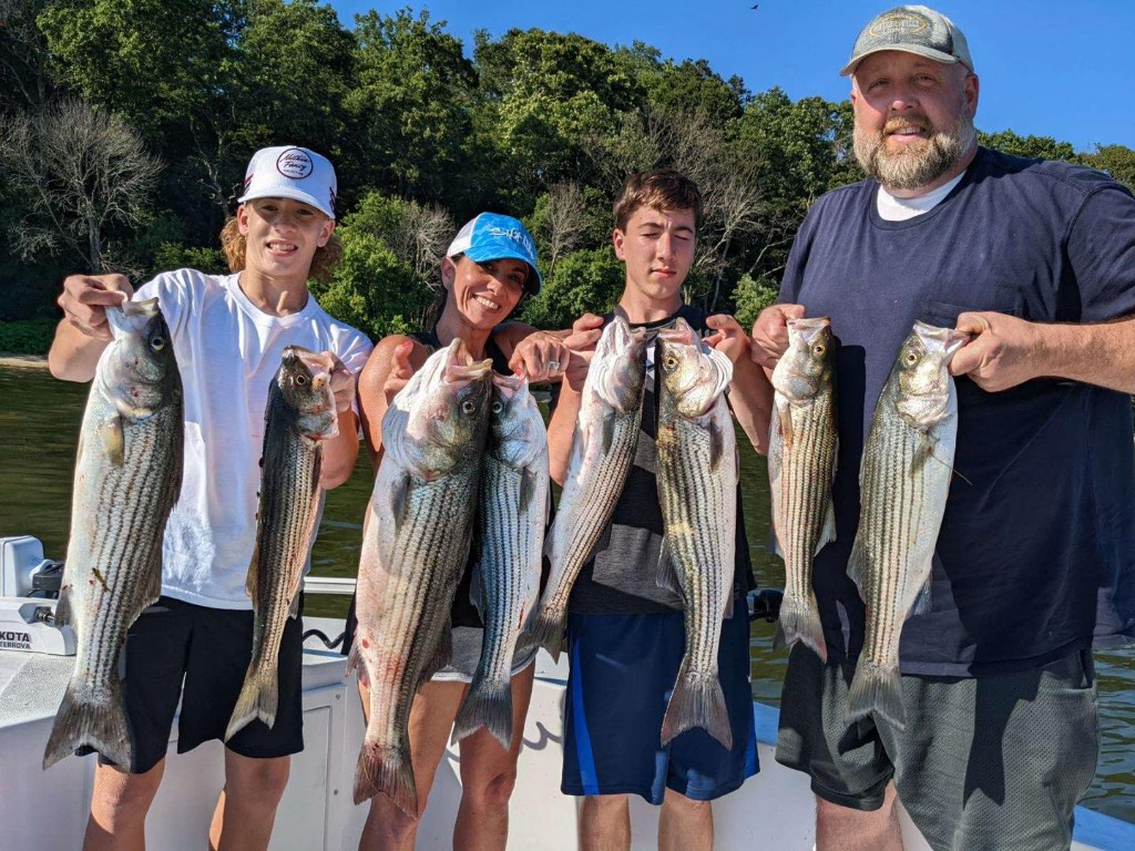Striped bass fishing in Havre De Grace