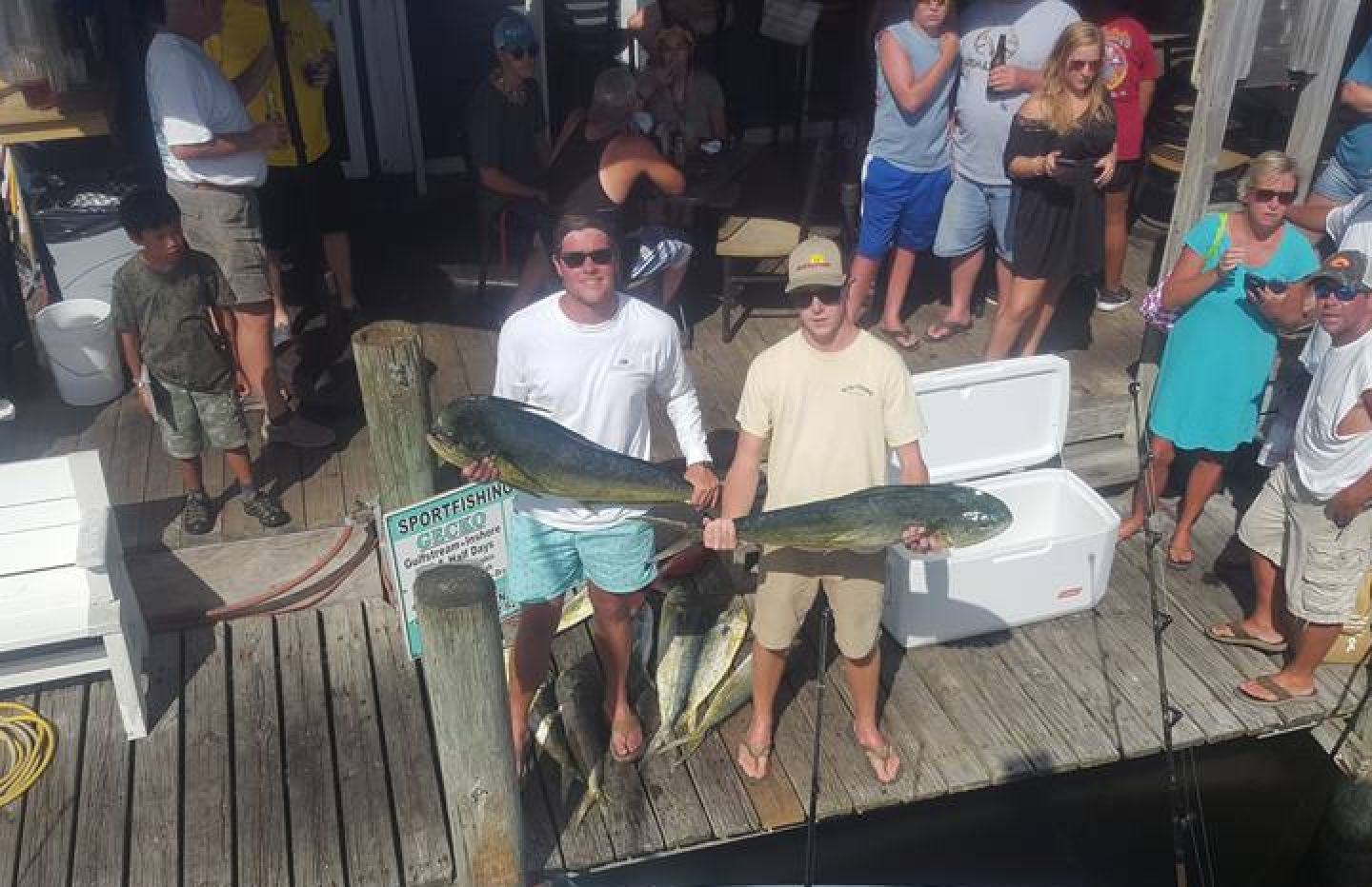 Anglers with big fish in Ocracoke