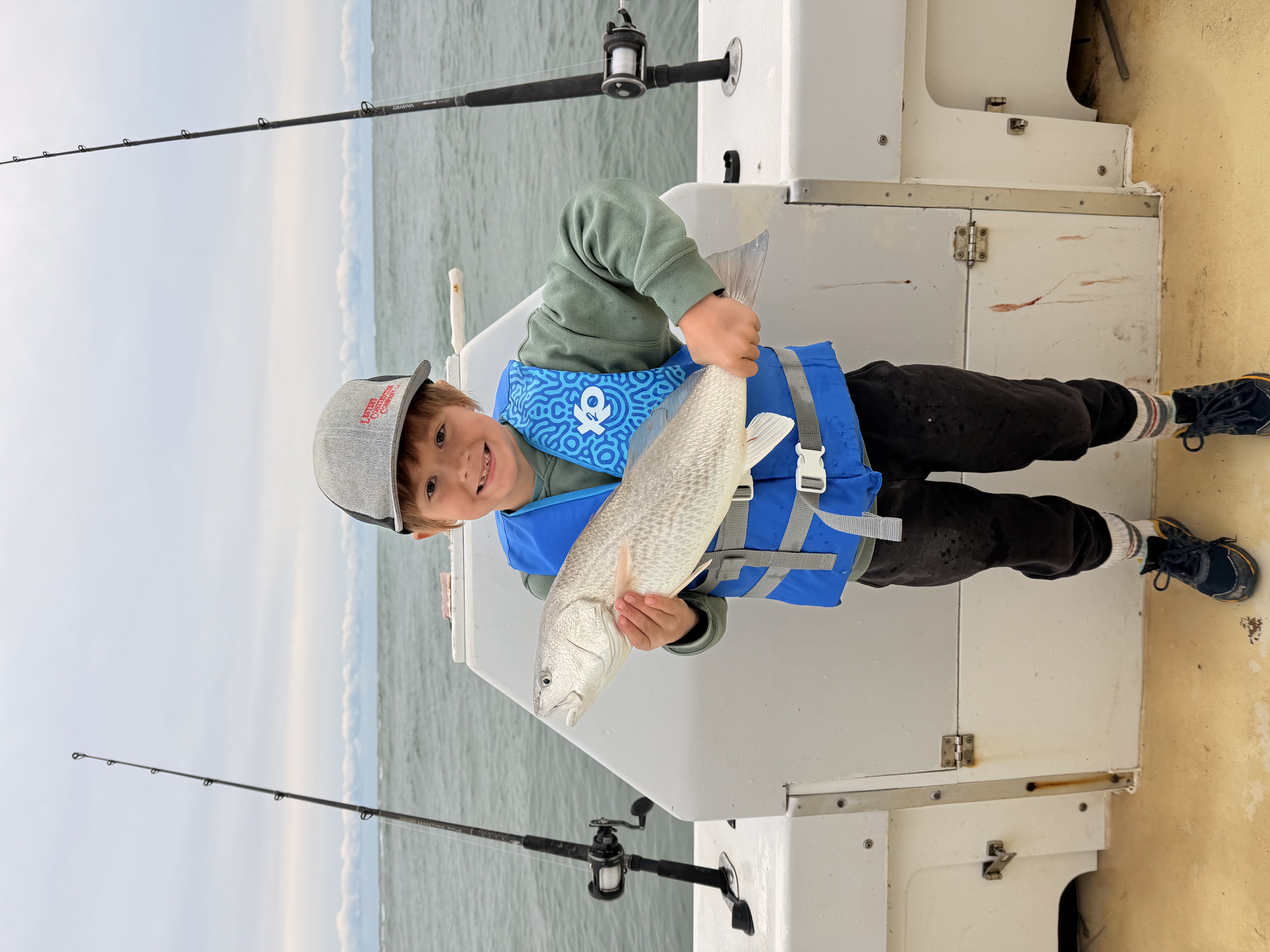 Redfish caught while fishing in Ocracoke NC waters