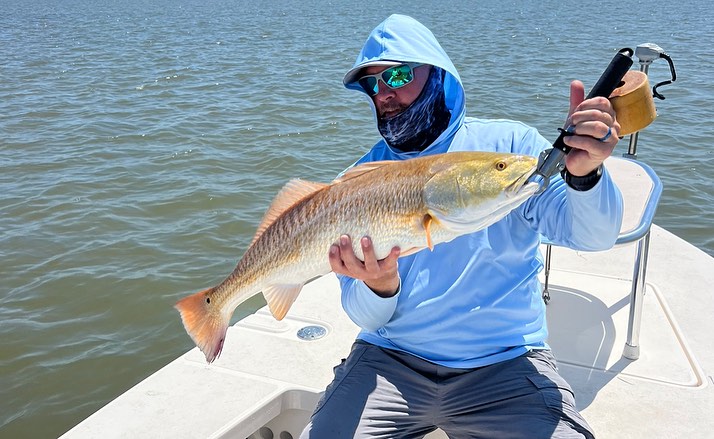 A lone angler fishing in Tampa