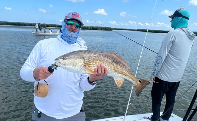 Redfish caught while fishing in FL