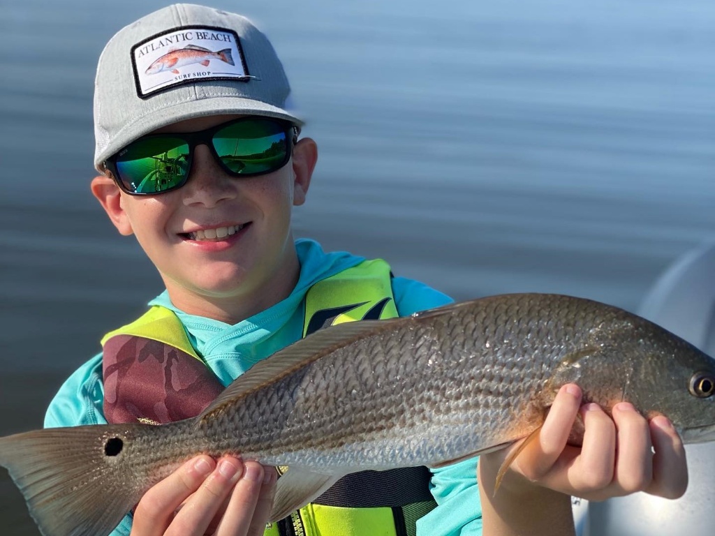 Redfish caught at Atlantic Beach