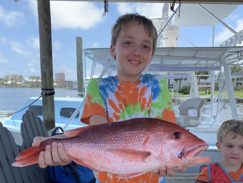 Anglers fishing in Orange Beach