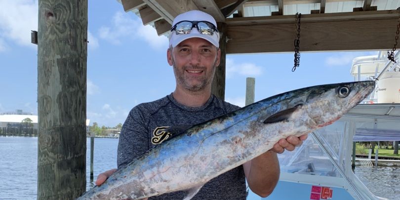 King Mackerel, 30-inch fish caught while fishing in AL