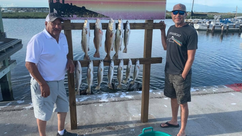 4 fish caught during fishing trip in Rockport