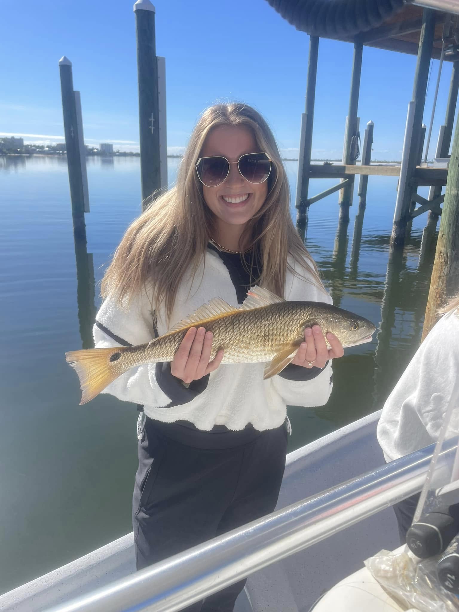 Redfish caught while fishing in Orange Beach Alabama