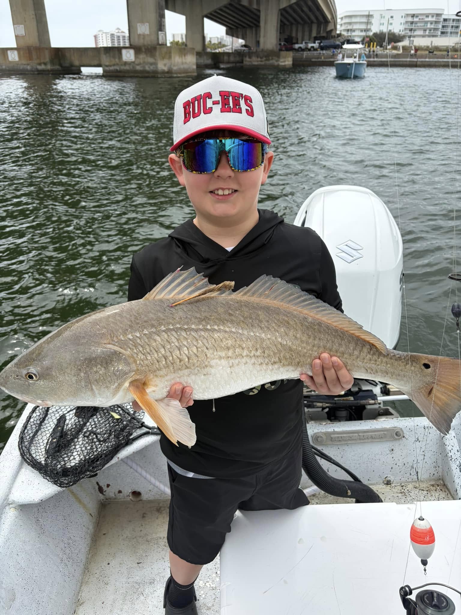 Redfish caught while fishing in Orange Beach AL