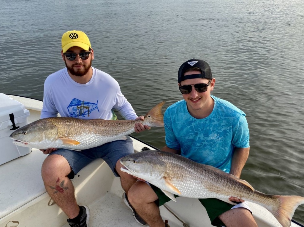 Two redfish, 29 inches, caught in FL