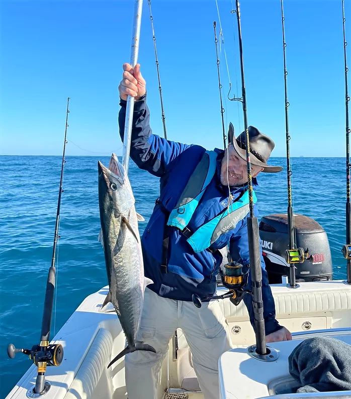 A king mackerel fish caught in SC