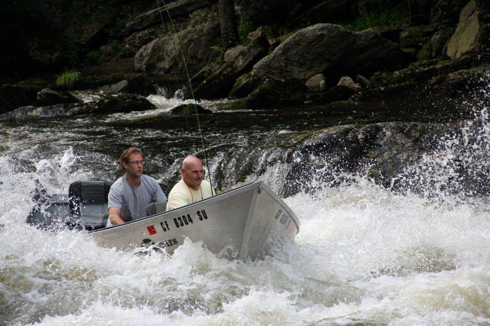 Anglers enjoying a fishing trip in CT