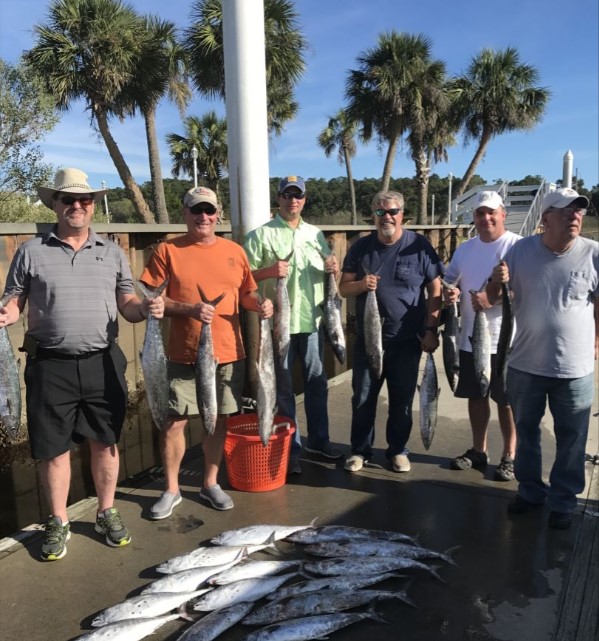 6 anglers fishing in SC