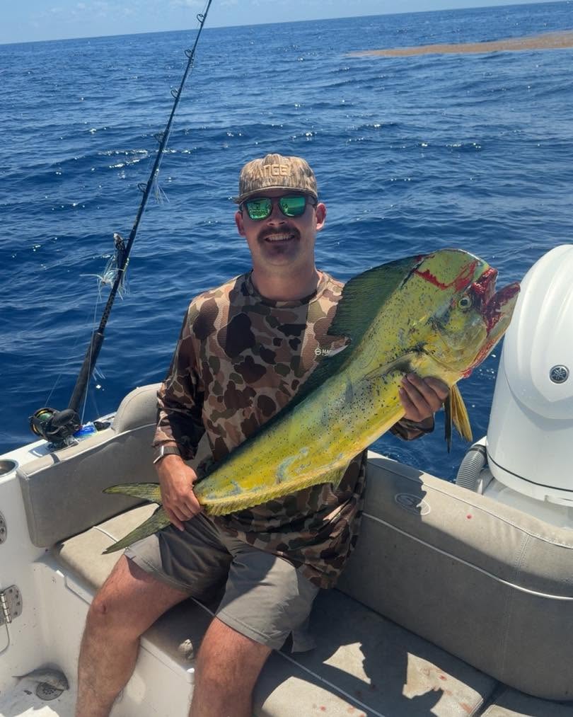 Mahi mahi caught while fishing in Mount Pleasant SC