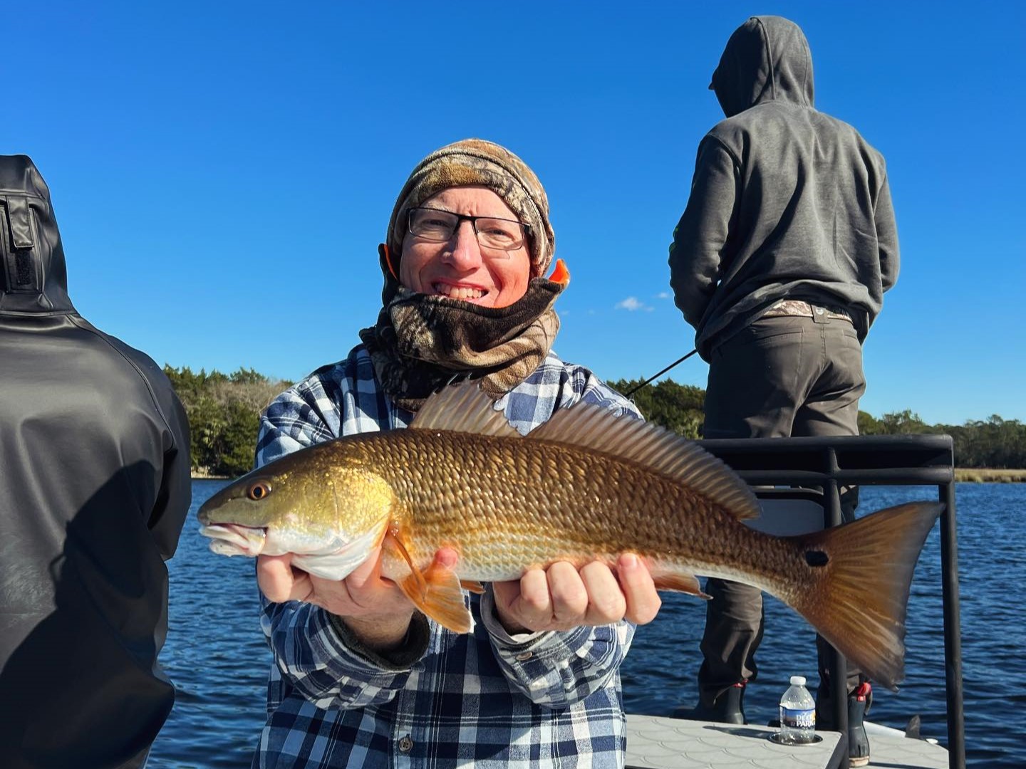 Redfish caught in Apalachicola, Florida during fishing trip