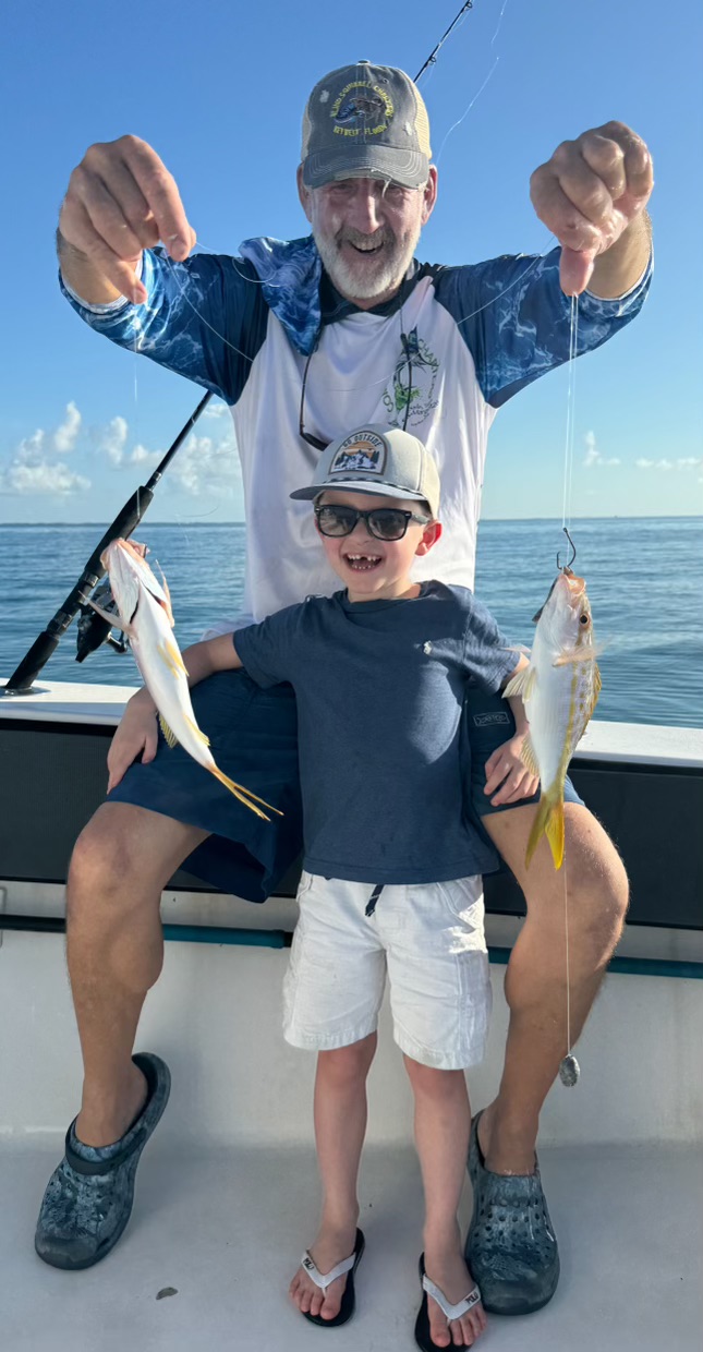 Two anglers on Stock Island fishing
