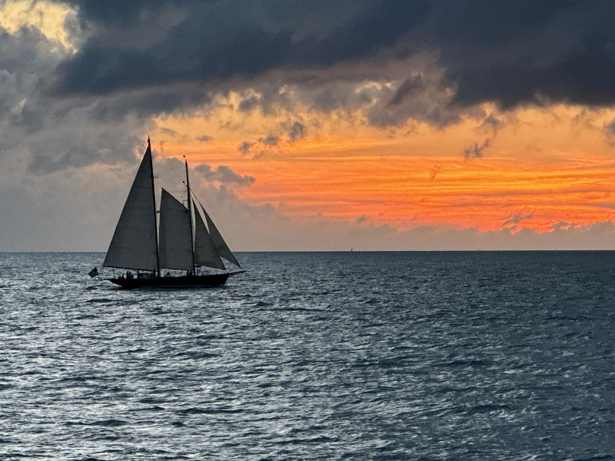 Scenic view of FL coastline with fishing gear