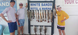 Three friends fishing in Texas