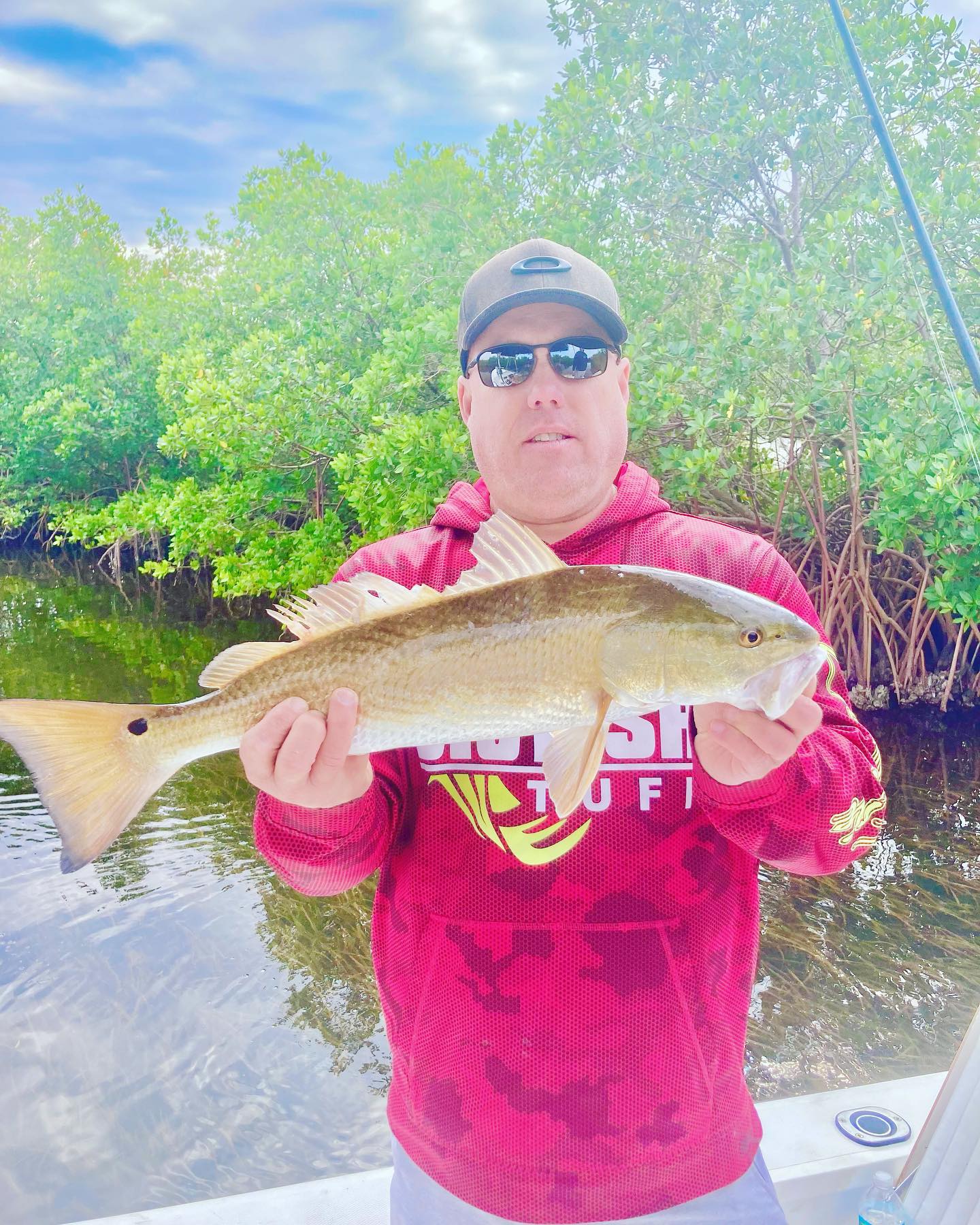 Lone angler fishing in Florida