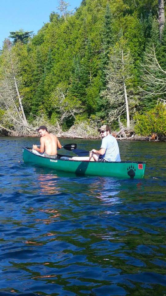 Angler enjoying the great outdoors in MN
