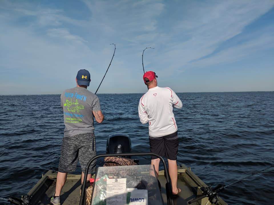Angler fishing in MI