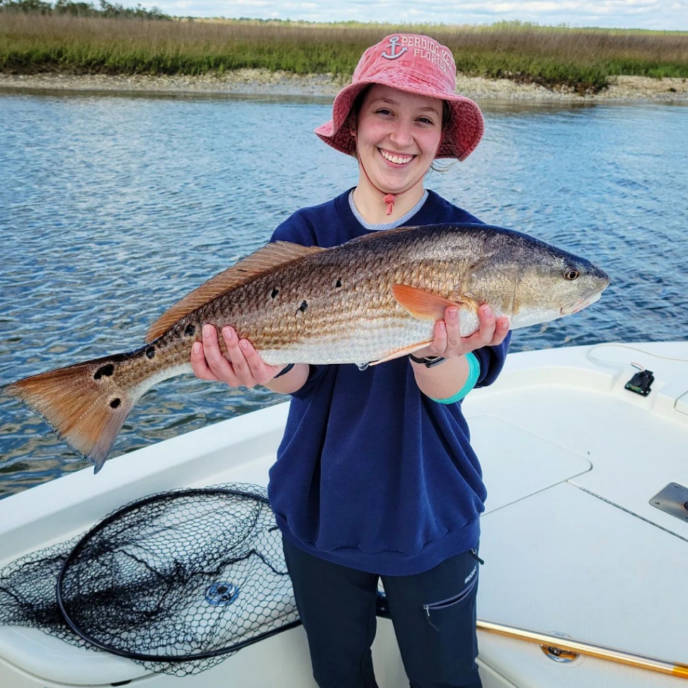 Redfish caught while fishing in SC