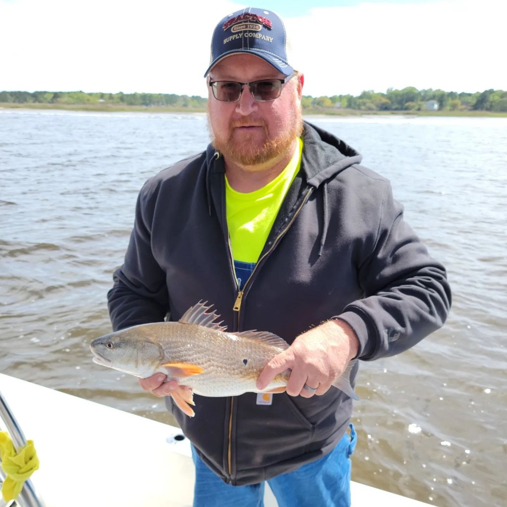 Fisherman with 1 small fish in SC