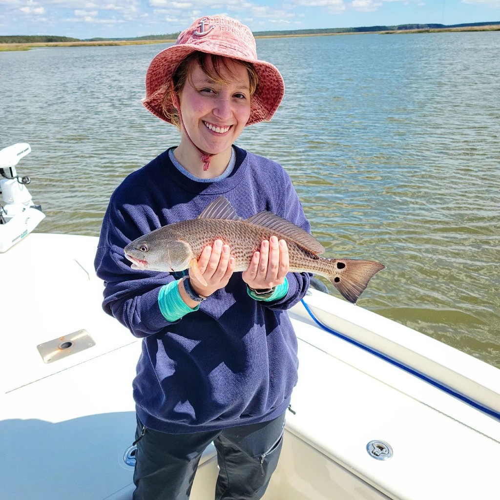 Redfish caught while fishing in SC