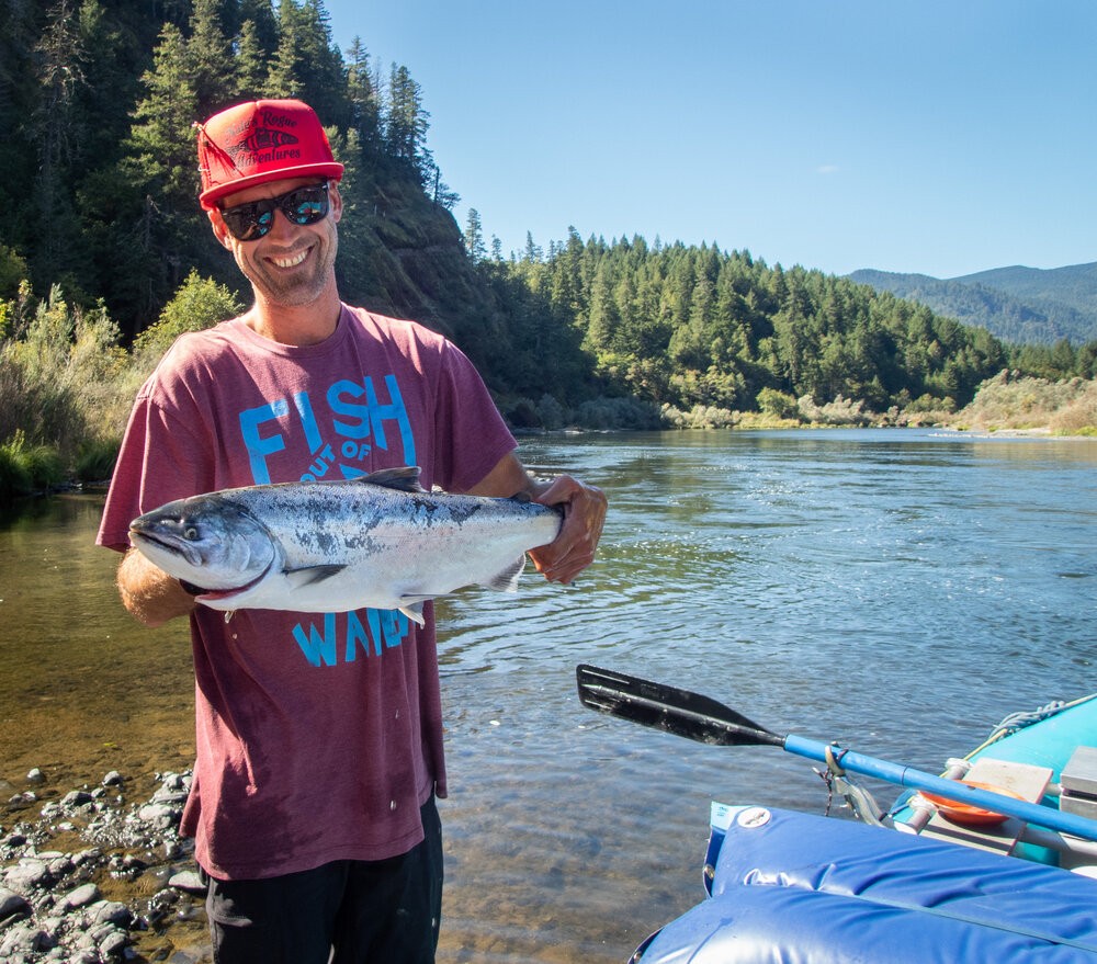 One person fishing in Oregon