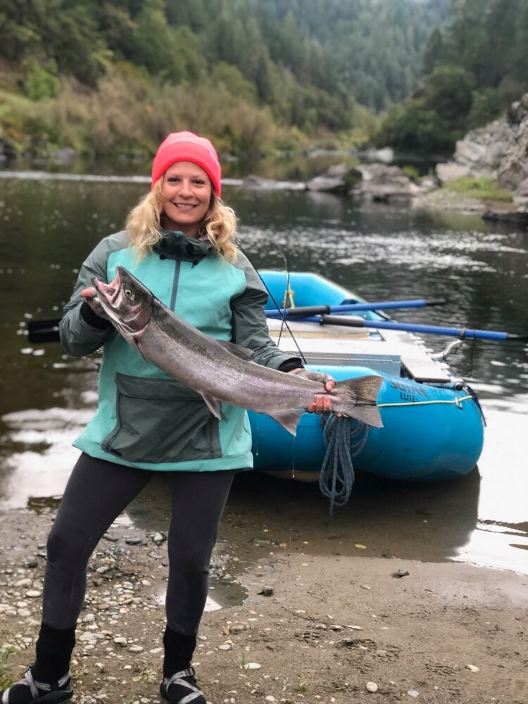 Angler enjoying a great day of fishing in OR