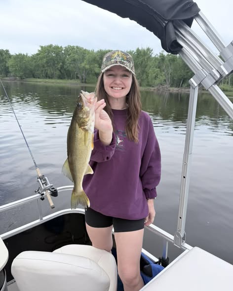 Walleye fishing success on boat in Stillwater MN waters