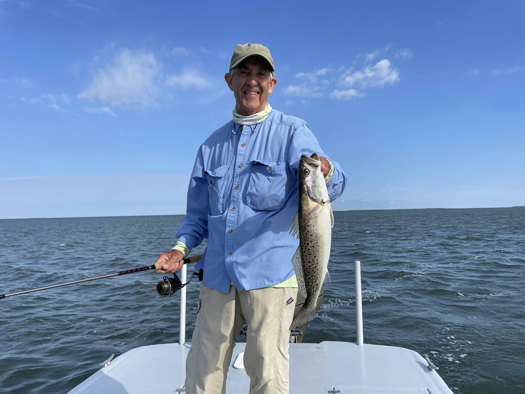 Spotted Weakfish caught while fishing in Nags Head