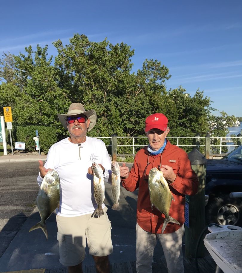 Three big fish caught during a fishing tour in Goodland