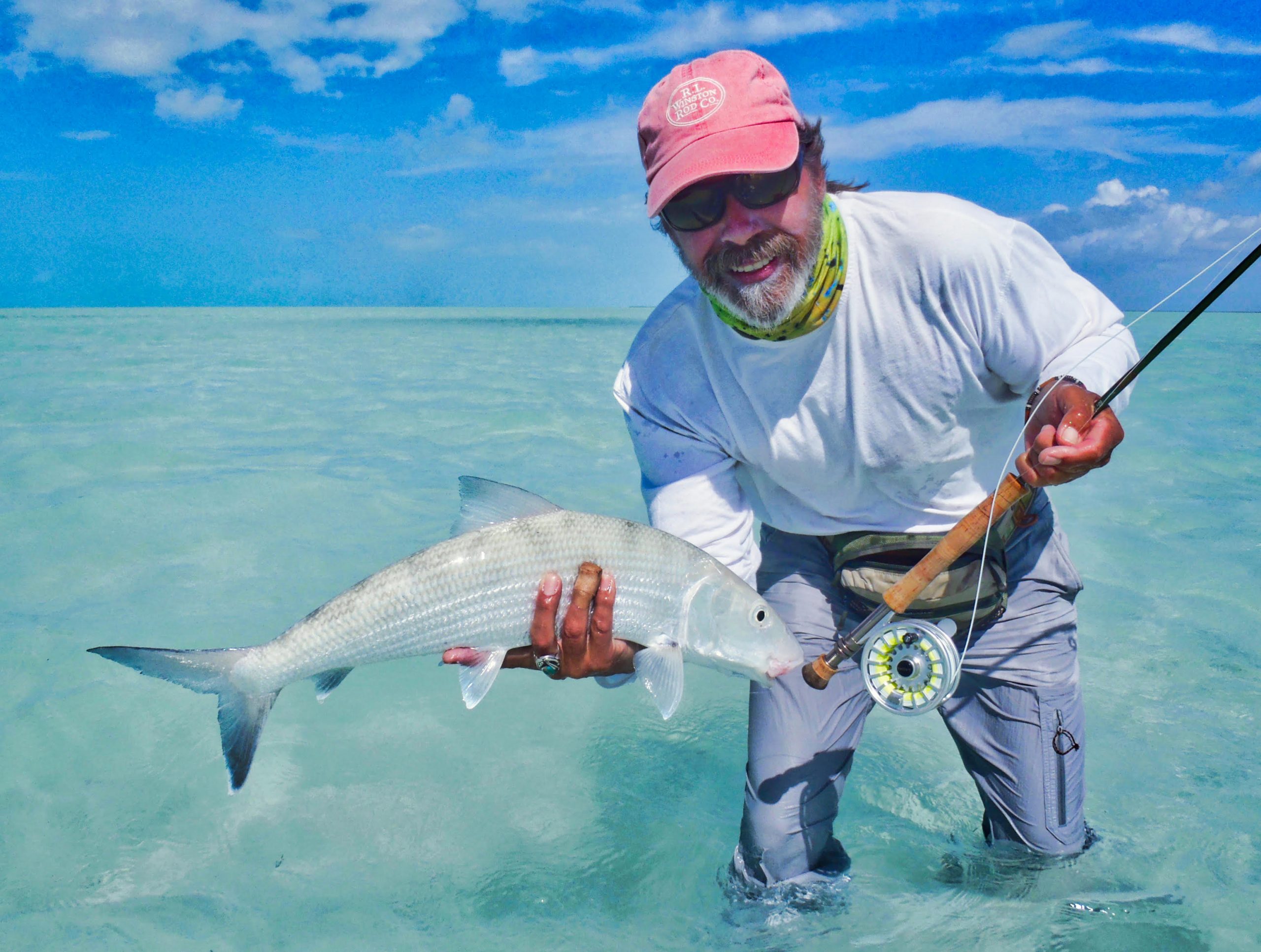 Angler with 18-inch fish in Florida