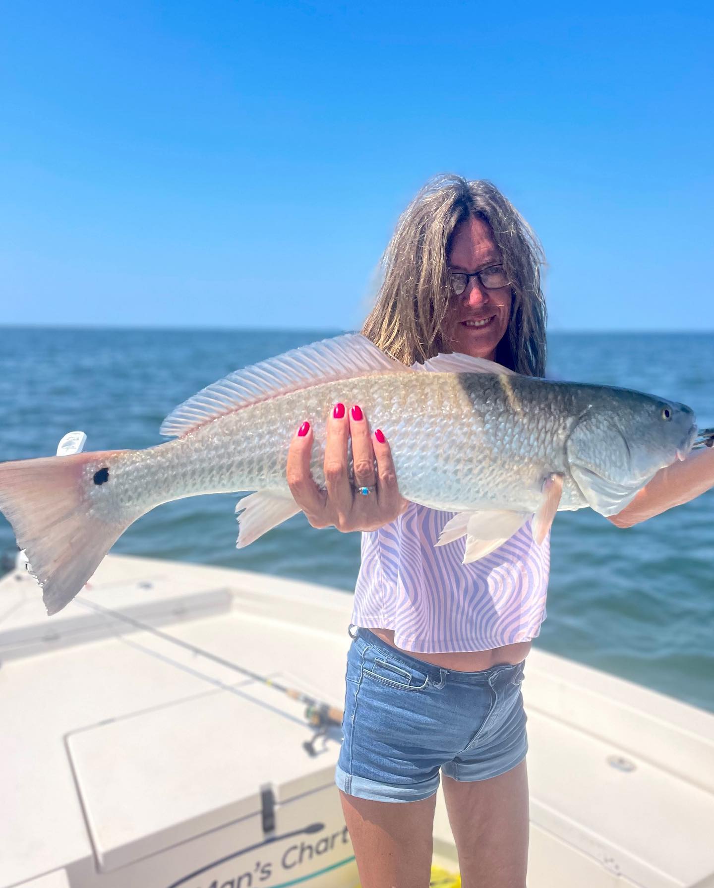 Redfish caught in FL by person fishing